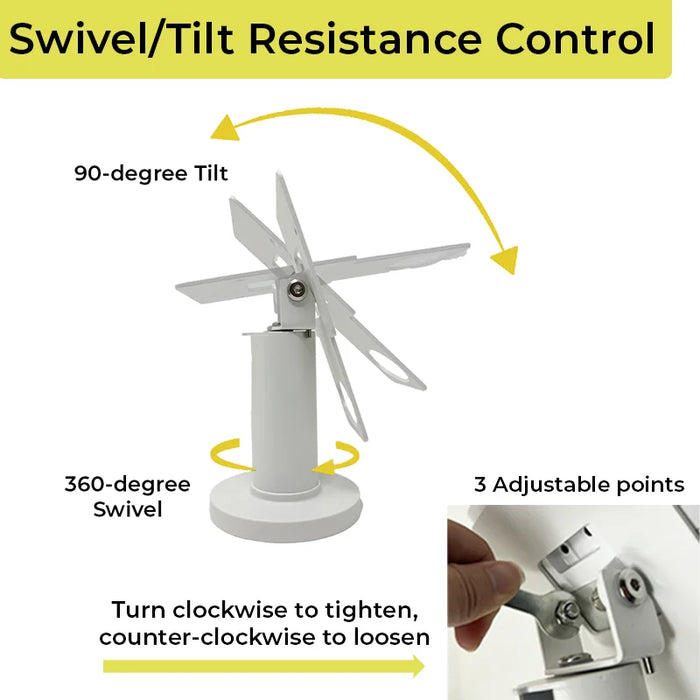 AGOZ Clover Mini 3 Stand- Tilt & Swivel C305 POS Mount