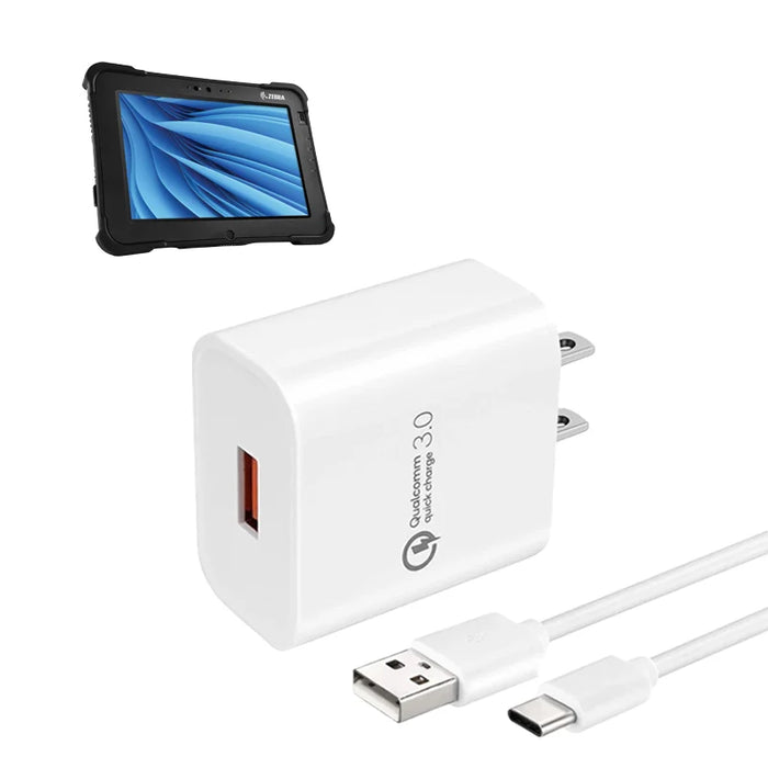 Wall Charger for Zebra XSLATE L10ax Tablet