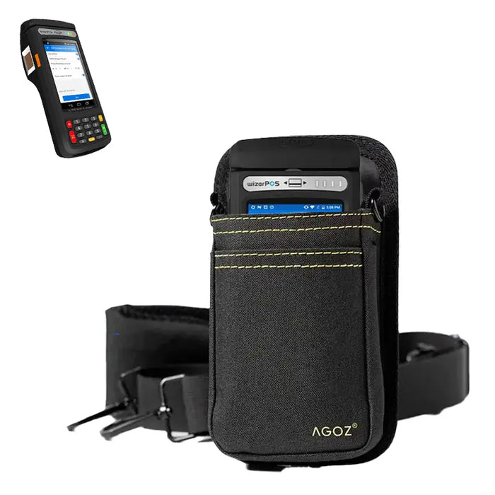 WizarPOS Q1 Handheld Smart POS Holster with Sling / Waist Belt