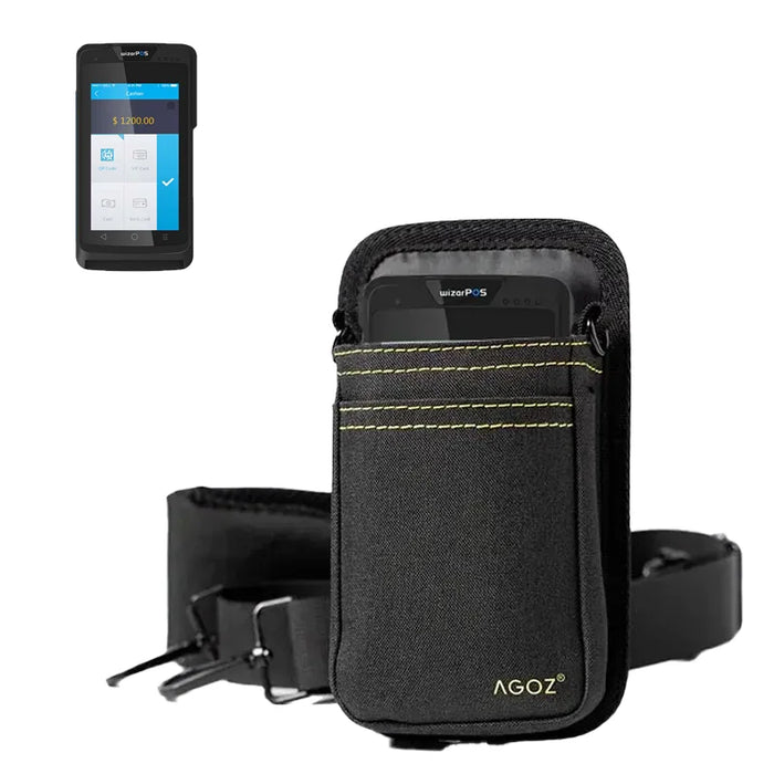 WizarPOS Q3 Compact Mobile POS Holster with Sling / Waist Belt