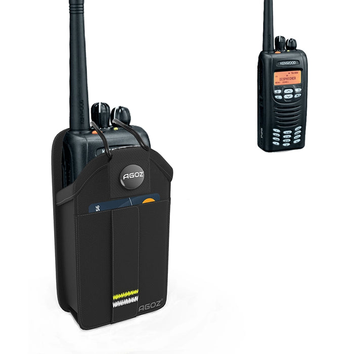 Durable Kenwood NX-300 Radio Holster with Snap Closure