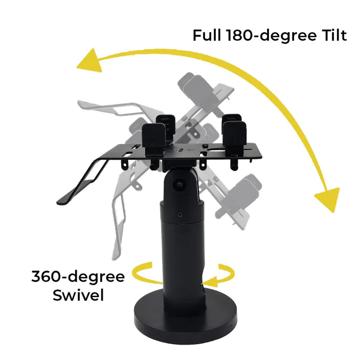 Shift4 POS Terminal Stand Metal Swivel Mount Countertop Holder