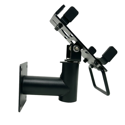 Side view of AgozTech wall mount swivel stand for Shopify POS terminal