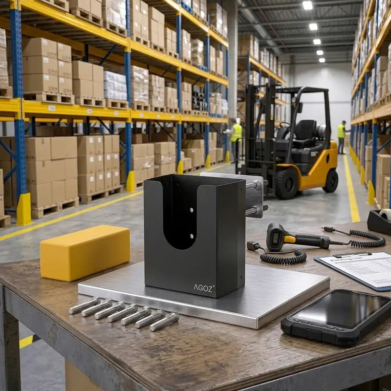 Ajustement et Fonction pour Support de Scanner de Chariot Élévateur Keyence