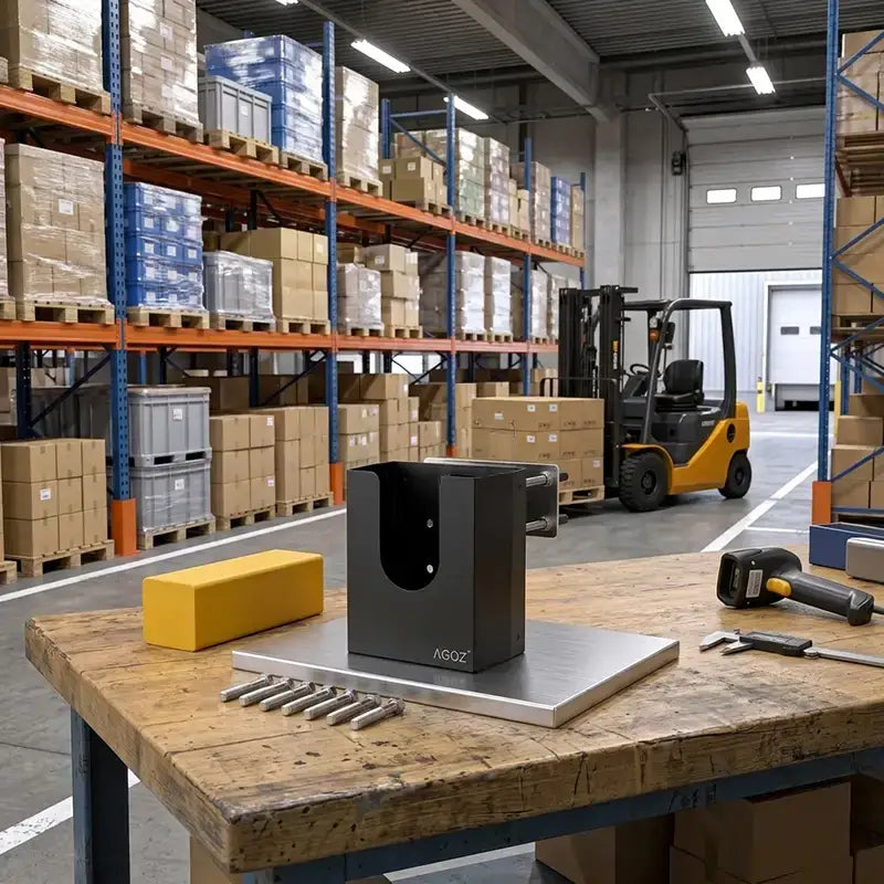 Ajustement et fonctionnalité pour support de scanner de chariot élévateur Datalogic