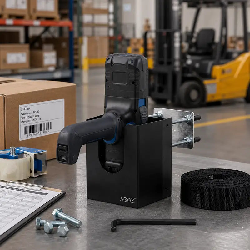 Fit and Function for Datalogic Scan Gun Forklift Holder