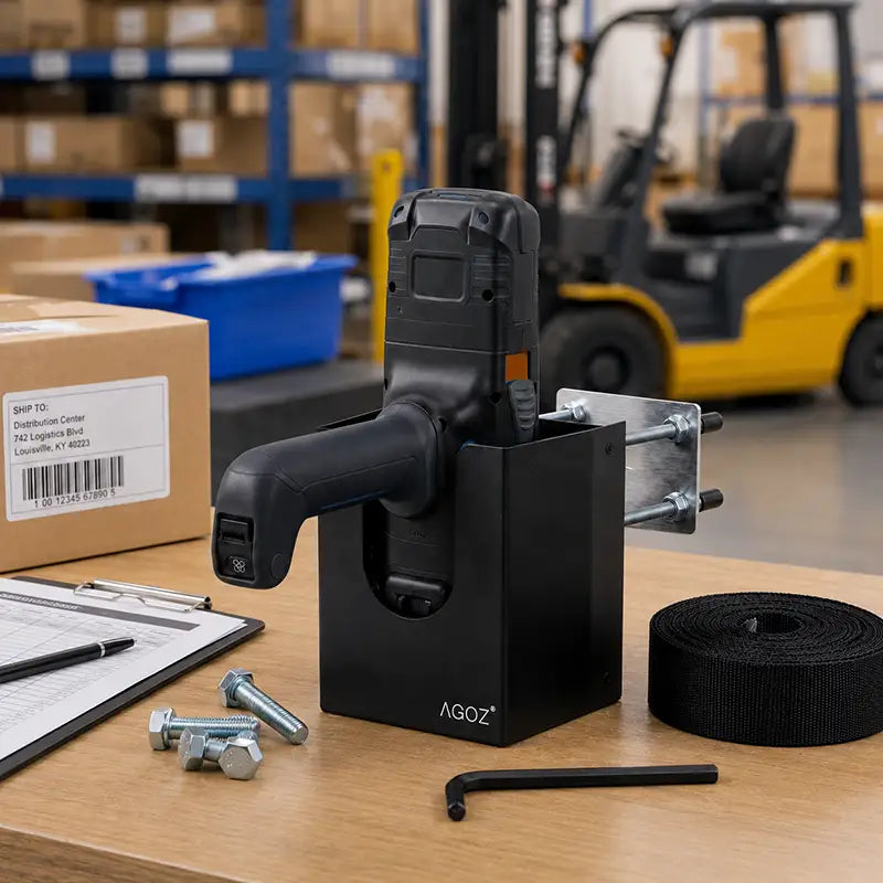 Ajustement et Fonction pour Support de Chariot Élévateur à Poignée Grip Janam