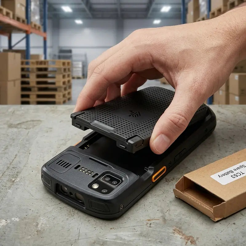 Ajustement et fonctionnement pour batterie de remplacement du scanner Zebra