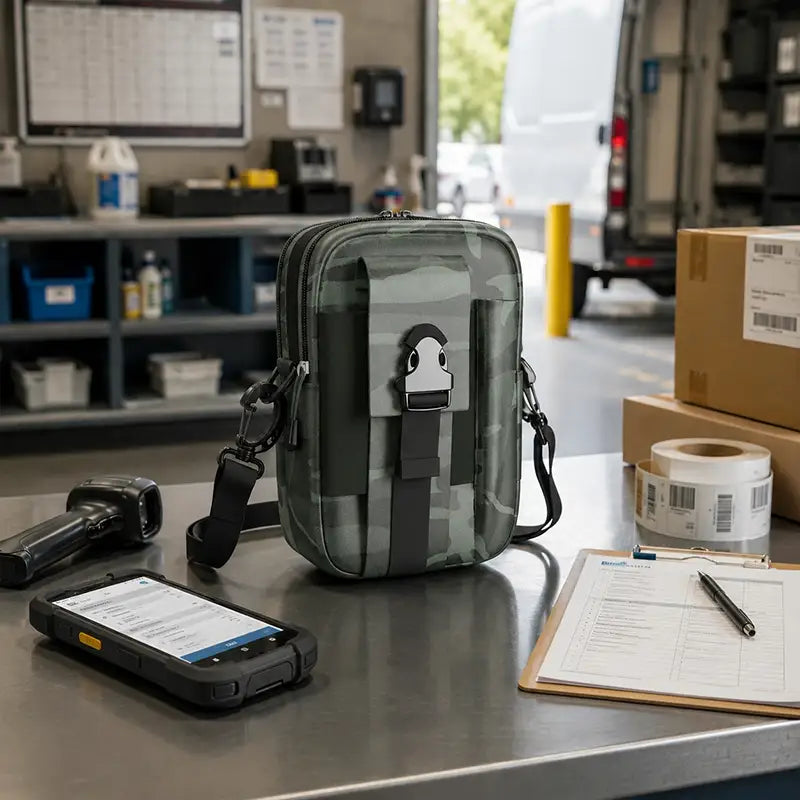 Ajustement et fonctionnalité pour l'étui d'épaule pour scanner Zebra