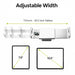 Adjustable-width Agoz tablet holder designed to fit tablets from 7 to 10.5 inches.