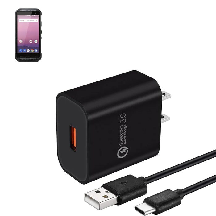 Wall Charger and USB-C Cable for Point Mobile Handheld Scanner