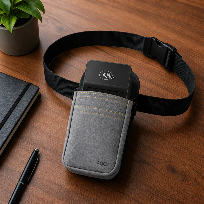 Étui pour terminal mobile Adyen avec ceinture de taille robuste