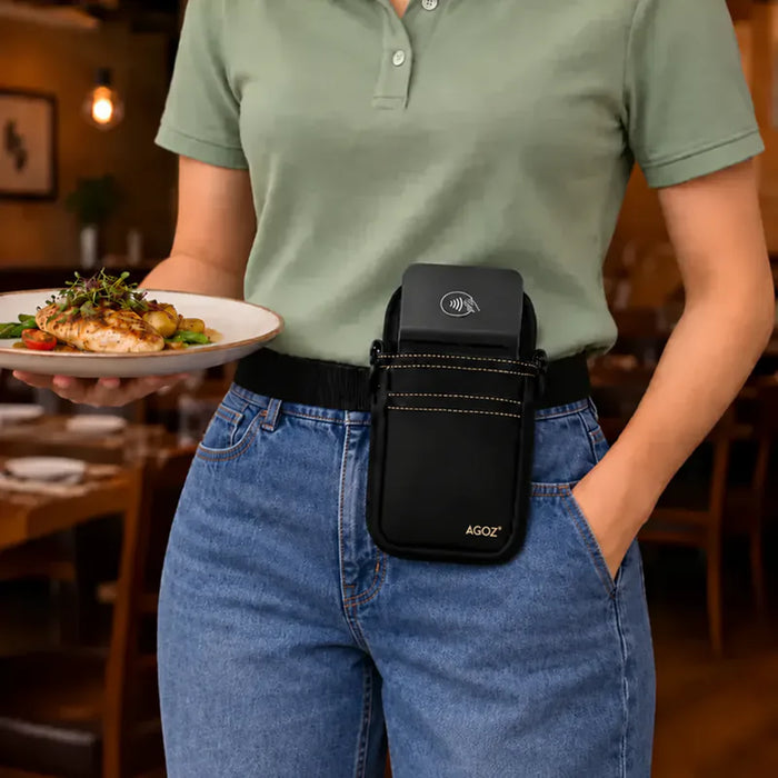 Étui pour terminal mobile Adyen avec ceinture de taille robuste