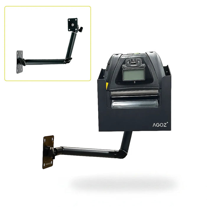Heavy-Duty Arm Mount Bracket Metal Holder for Brother Mobile Printers