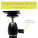 Heavy-Duty Metal Swing Arm Mount Printer Holder for Zebra QLn220