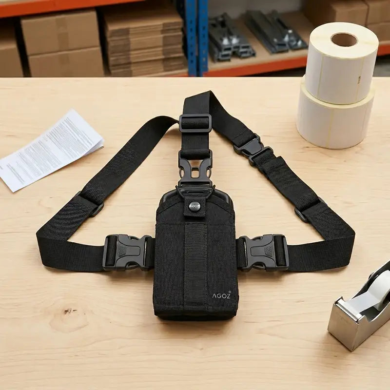 Ajustement et fonctionnalité pour le porte-scanner Keyence monté sur poitrine
