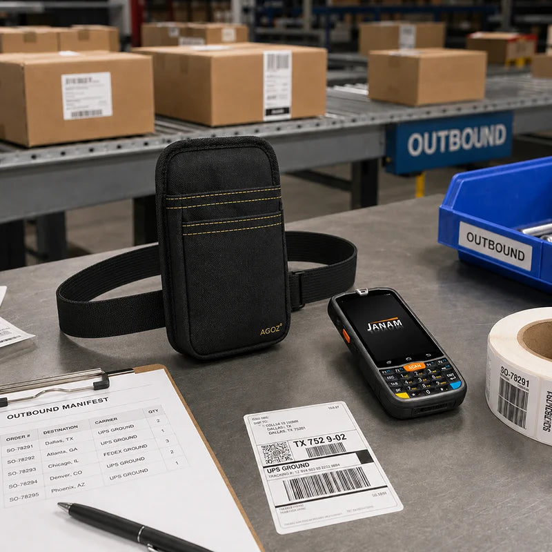 Ajustement et fonctionnalité pour l'étui scanner de ceinture Janam