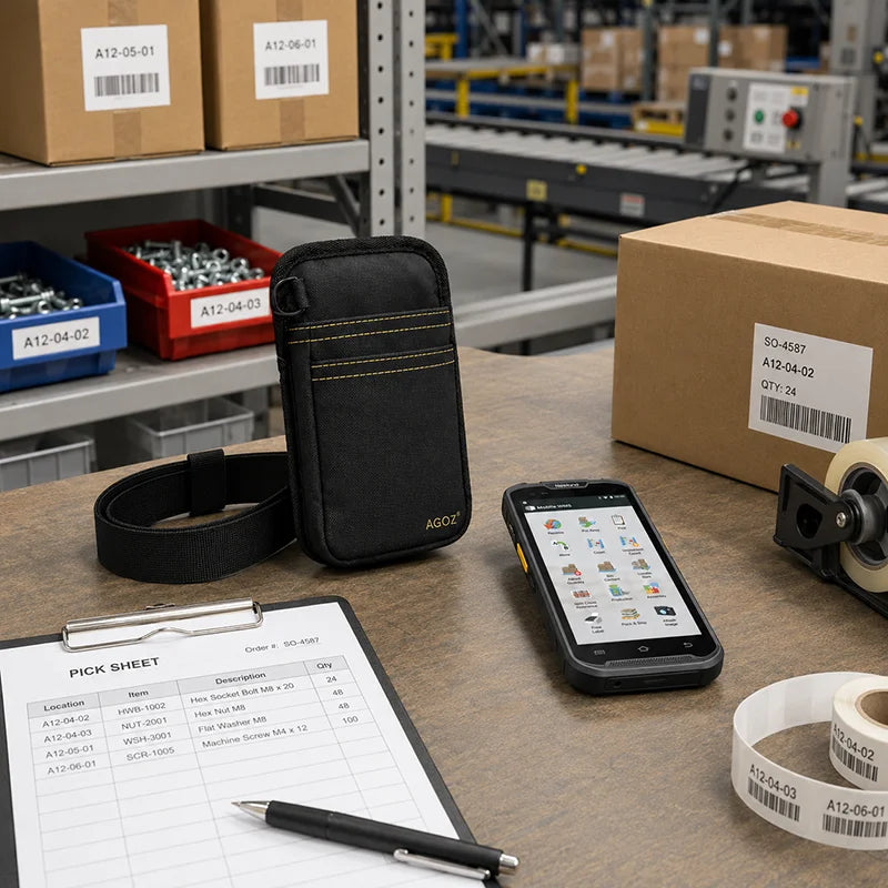 Ajustement et fonctionnalité pour l'étui de scanner de ceinture Newland