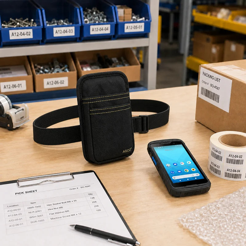 Ajustement et fonctionnalité pour l'étui de ceinture scanner Unitech