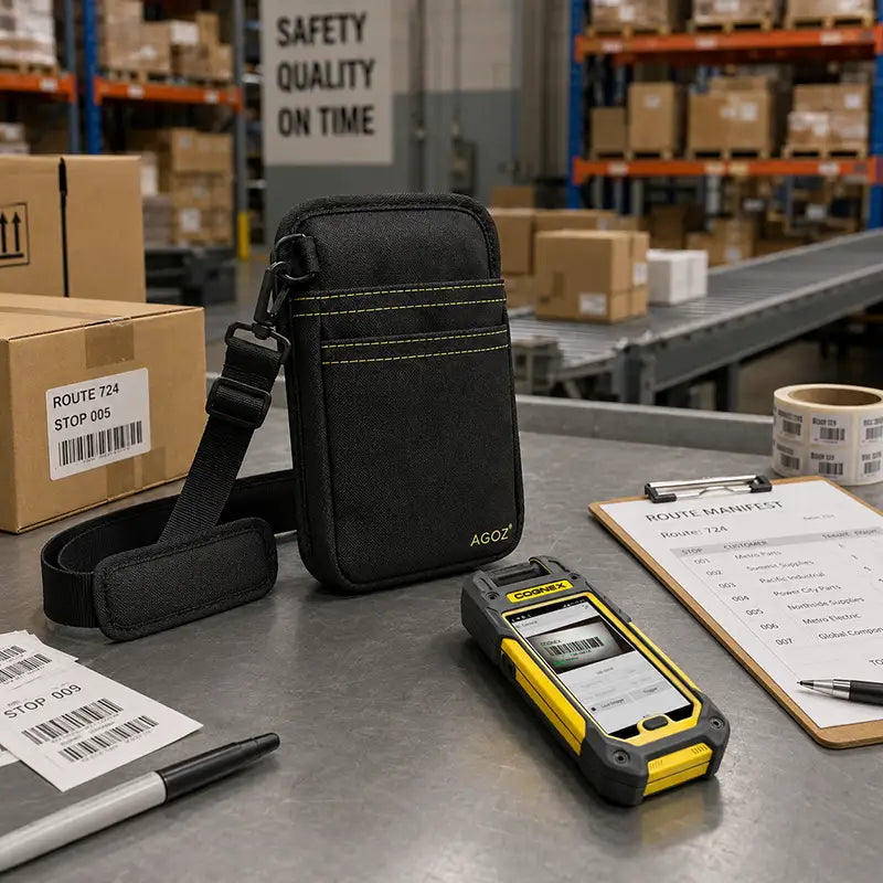 Ajustement et fonctionnalité pour l'étui de scanner d'épaule Cognex