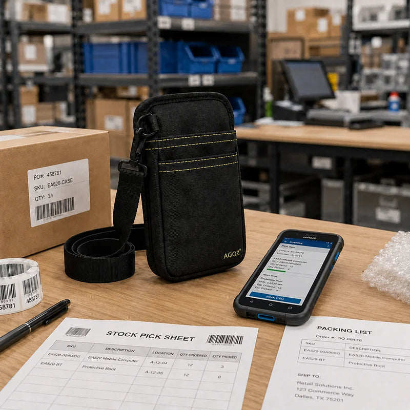 Ajustement et fonctionnalité pour l'étui d'épaule pour scanner Unitech