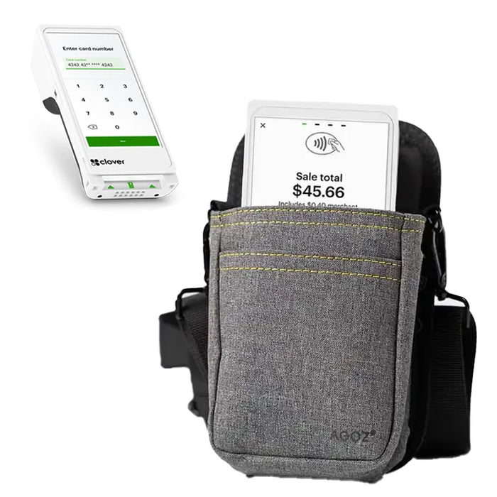 Clover Flex Handheld POS Terminal Holster Sling with Shoulder Strap | Agoz
