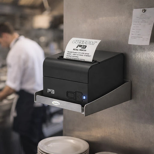 Stainless Steel Wall Mounted Shelf for Custom Retail Printer - AgozTech