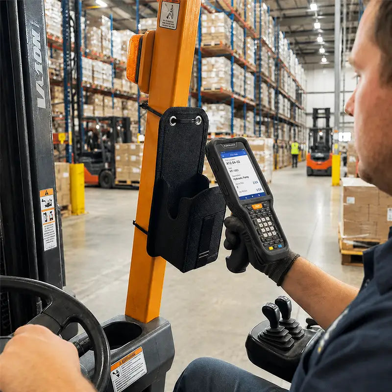 Gardez les appareils Datalogic Skorpio X5 prêts pour les flux de travail avec chariots élévateurs