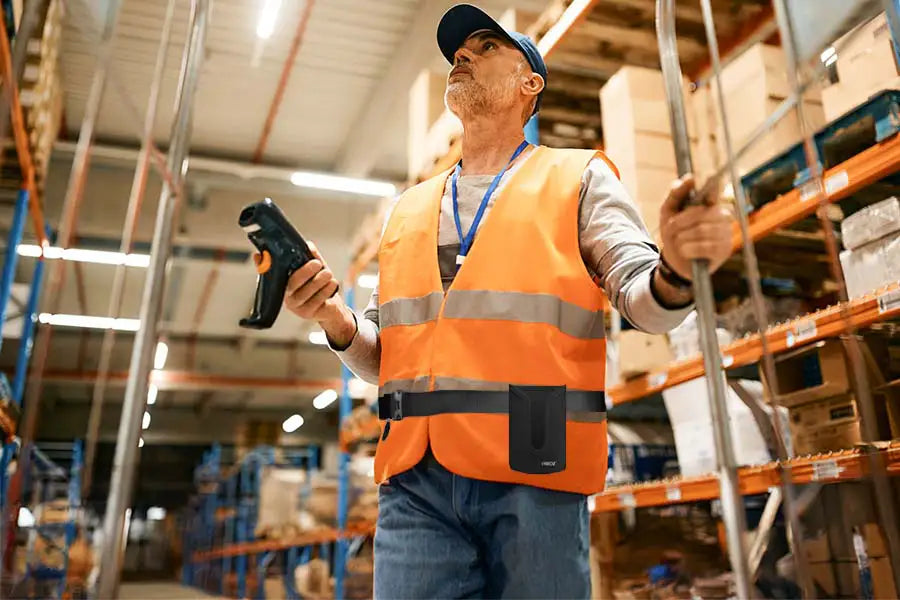 Durable Pouch with Belt Clip for Barcode Scanners