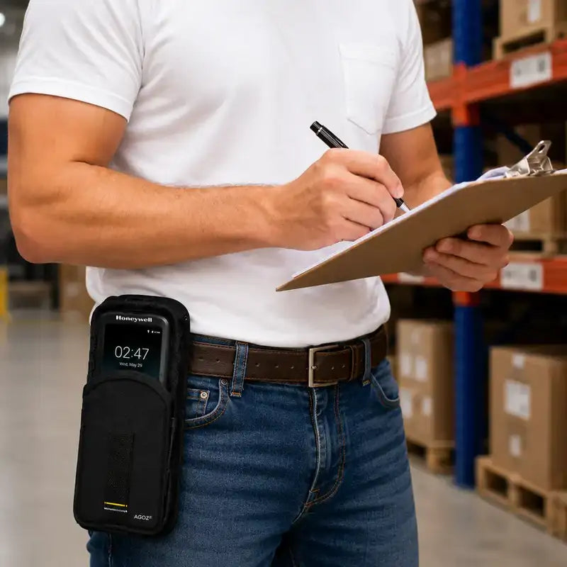 Protégez le positionnement du terminal portable Honeywell pendant le travail quotidien