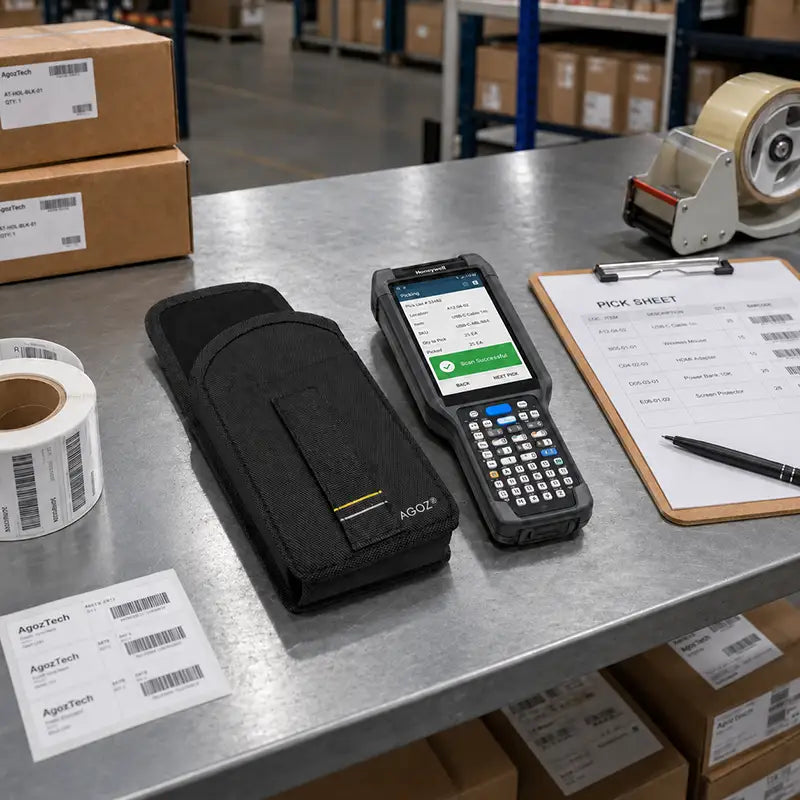Ajustement et fonctionnalité pour l'étui scanner sans prise Honeywell