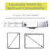 Heavy-Duty Counter Tablet Stand for Apple iPad 8th Generation - Low-Profile