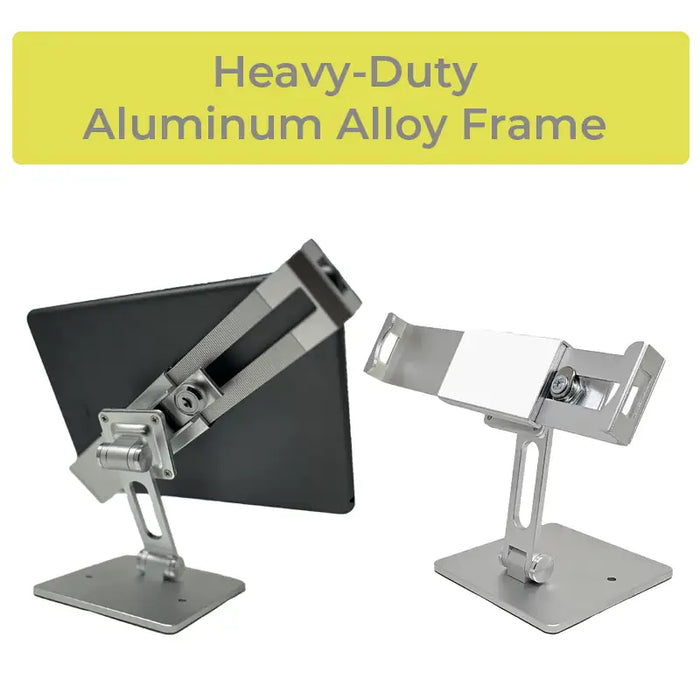 Heavy-Duty Countertop Rhino Tablet Stand - Low-Profile