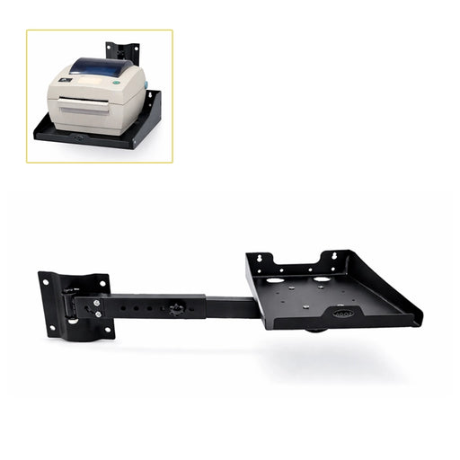 Heavy Duty Swing Arm Wall Mounted Printer Shelf for Zebra LP 2442
