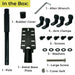 Components included with AgozTech drive thru handheld mount for Adyen payment terminal