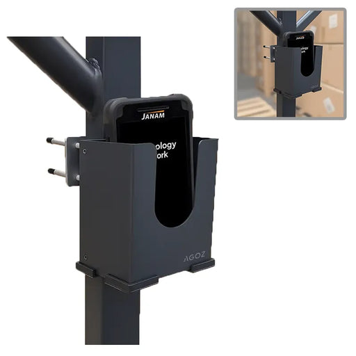 Janam XT200 Scanner Metal Forklift Cradle for Warehouse Use