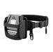 Zebra ZQ630 mobile printer in AGOZ waist belt carrying case,  shown on a clean white background.