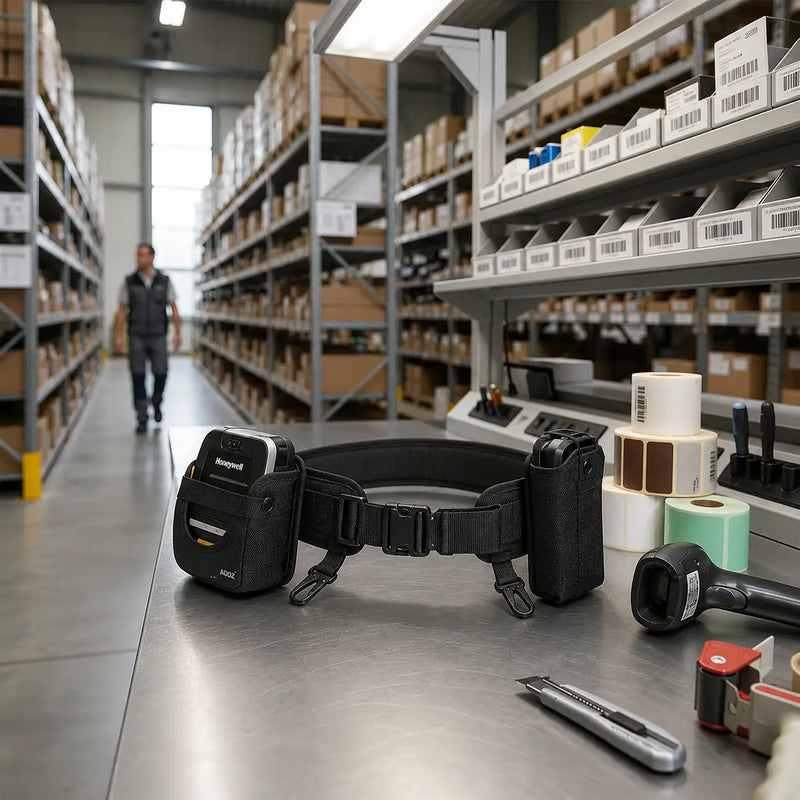 Ajustement et fonctionnalité pour la ceinture de transport pour imprimante Honeywell