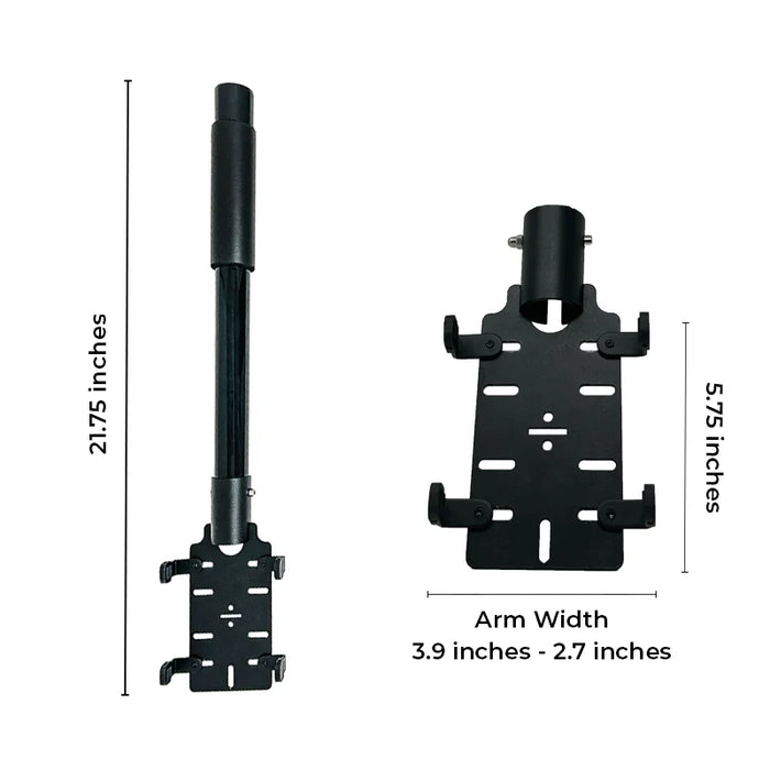 AgozTech drive-thru handheld mount measurements for Shift4 Mobile POS Terminal setup