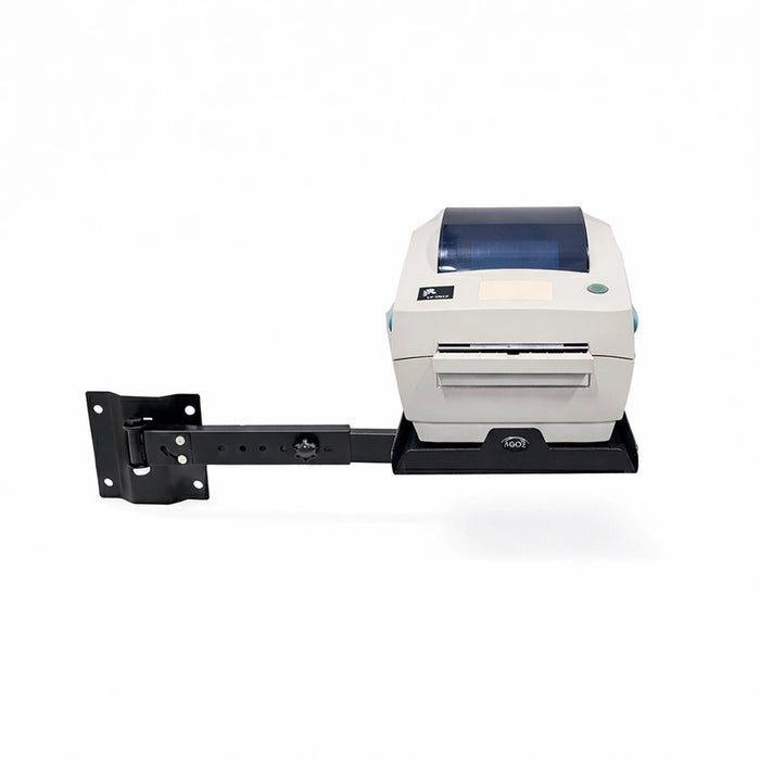 Heavy Duty Metal Wall Mounted Swing Arm Printer Tray for Zebra R402