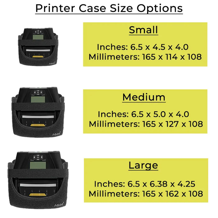 Mobile Printer Carrying Case with Waist Belt