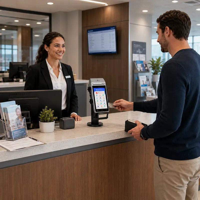 Préparez les terminaux Newland N910 pour le travail au comptoir en contact avec la clientèle