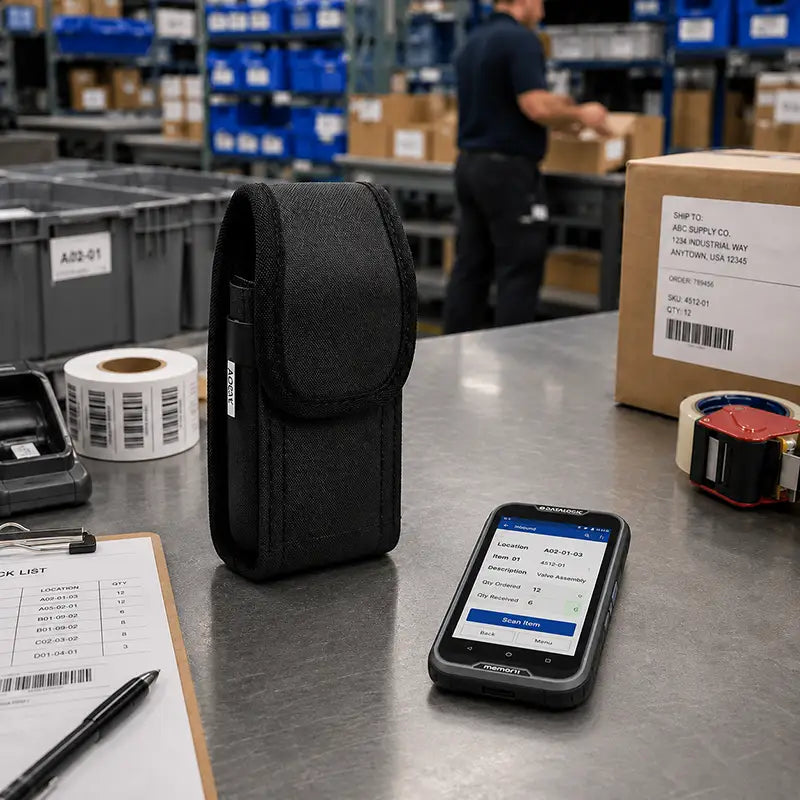 Ajustement et fonctionnalité pour l'étui robuste Datalogic Scanner