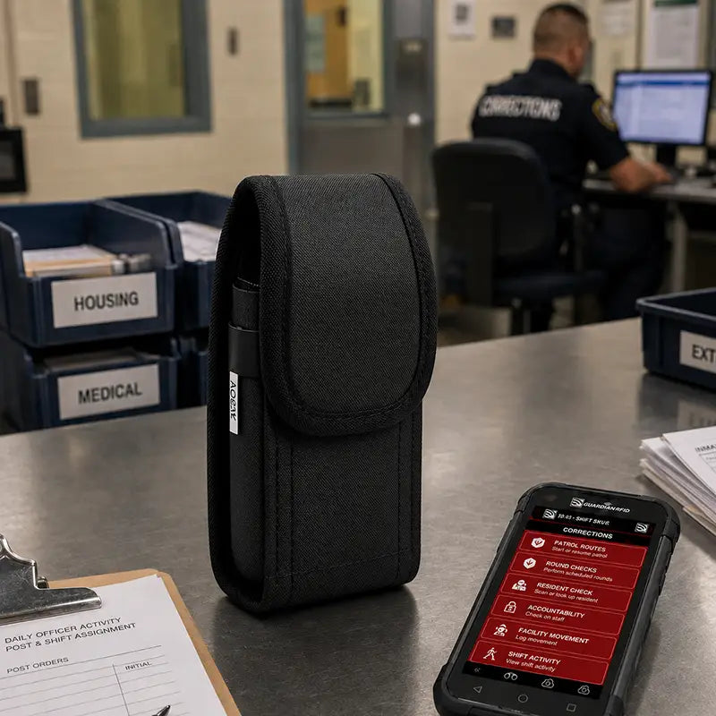 Ajustement et Fonction pour Étui de Transport du Lecteur RFID Guardian RFID