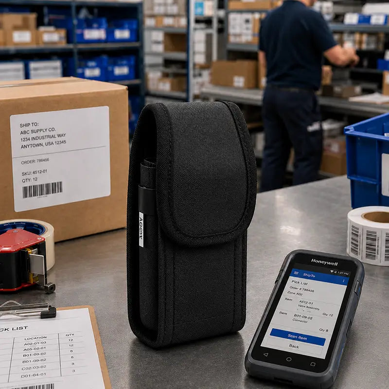 Ajustement et fonctionnalité pour l'étui robuste Honeywell Rugged Scanner