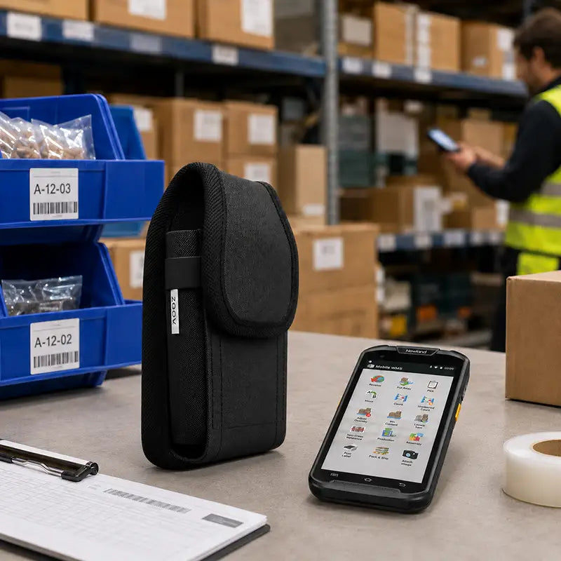 Ajustement et fonctionnalité pour l'étui robuste Newland Rugged Scanner