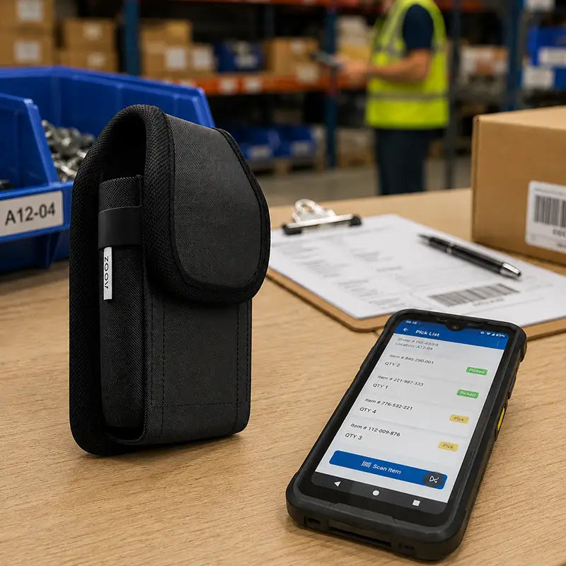 Ajustement et fonctionnalité pour l'étui robuste WASP Rugged Scanner