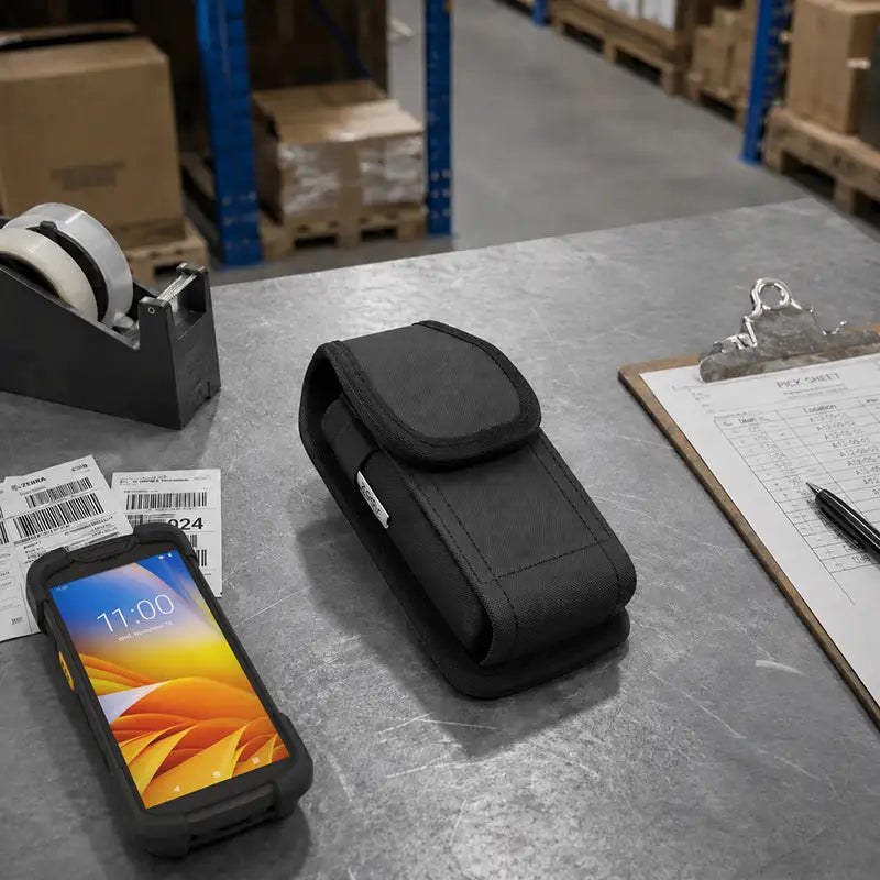 Ajustement et fonctionnalité pour l'étui robuste Zebra Rugged Scanner