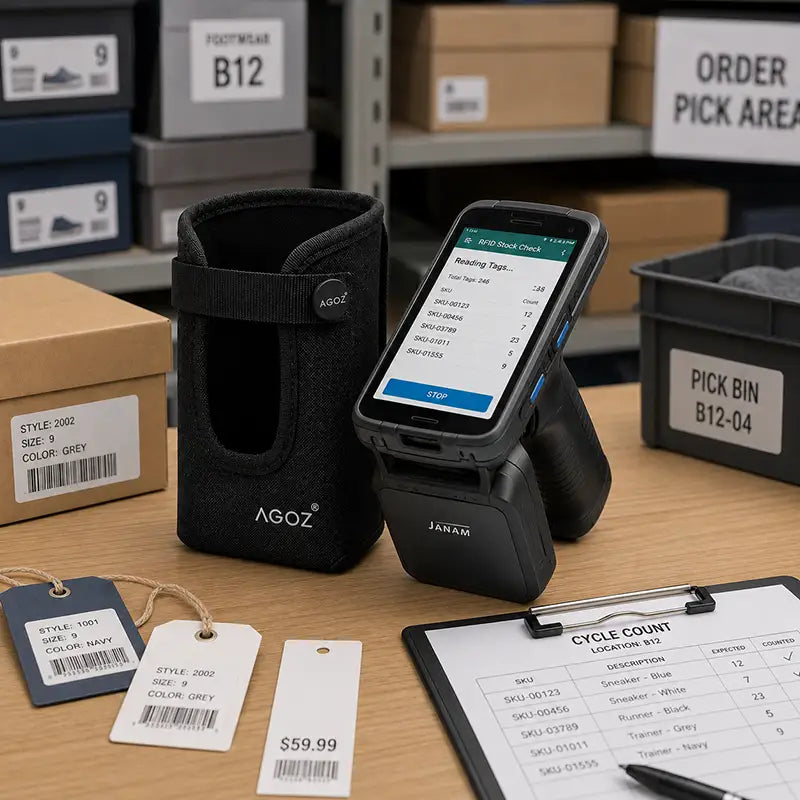 Ajustement et Fonction pour Étui de Transport du Lecteur RFID Janam