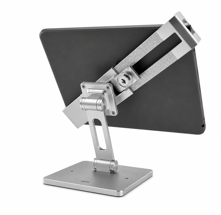 Heavy-Duty Countertop Rhino Tablet Stand - Low-Profile